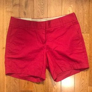 J. Crew 5” Chino City Fit - size 2 - berry pink